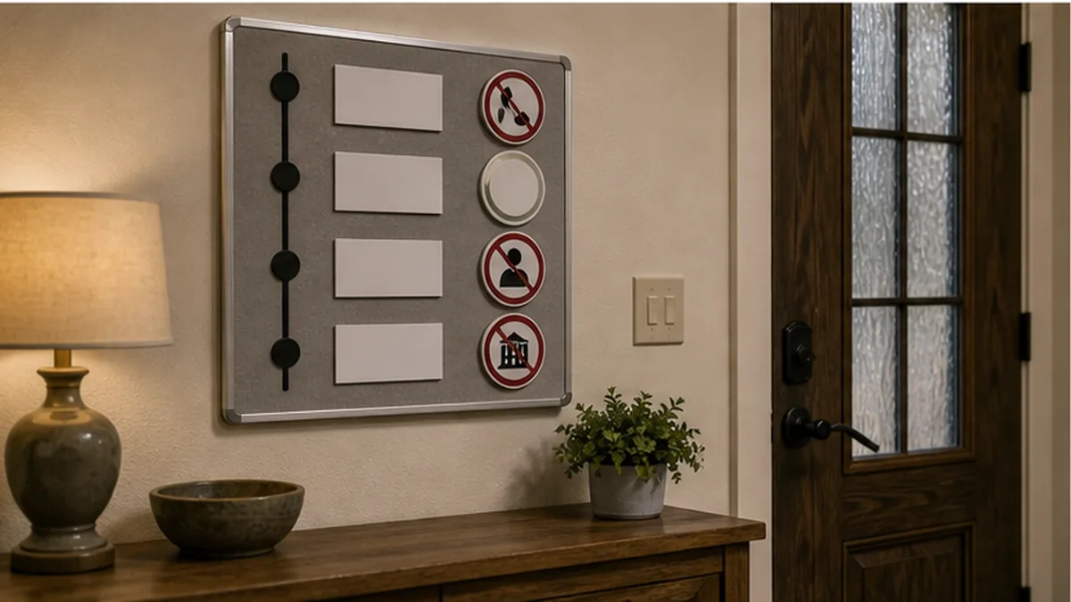Debt Collector Cease Contact Letter evidence photo showing contact log markers with crossed-out call and workplace symbols