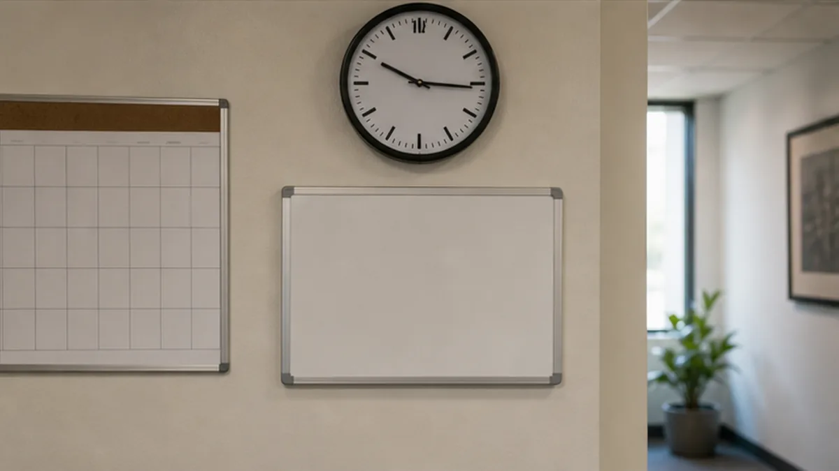 How Long Should a Demand Letter Deadline Be? photo showing large wall clock over a dispute response board