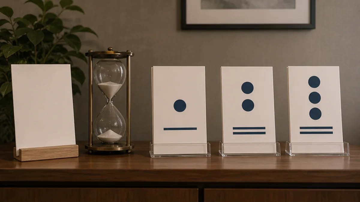 How Much Does a Demand Letter Cost? photo showing pricing comparison shelf with flat-fee marker and hourly meter