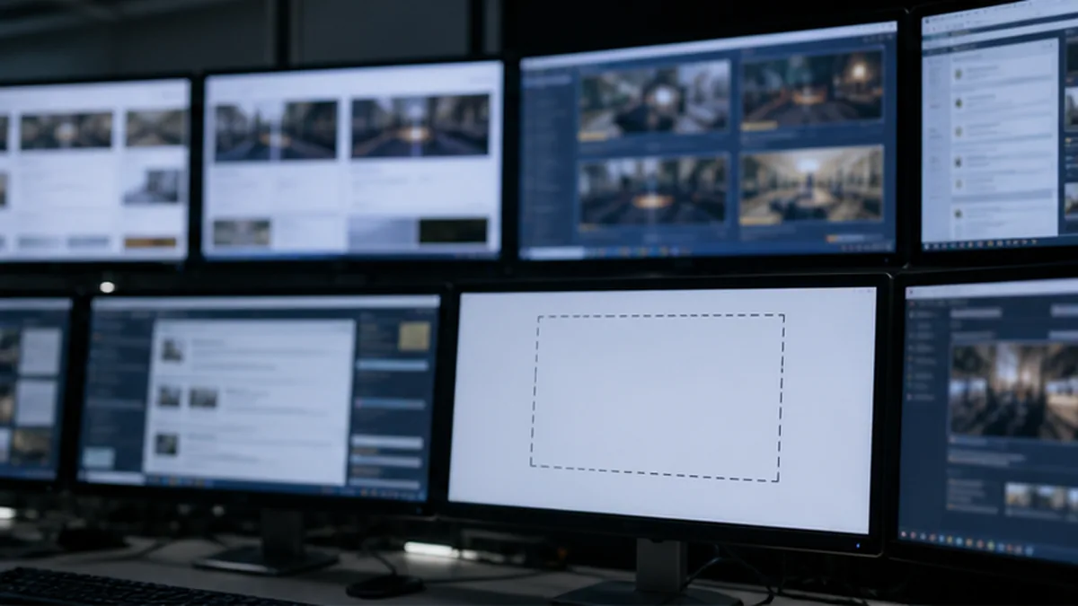 Online Content Removal Demand Letter photo showing floating web panels with a removal target and privacy shield